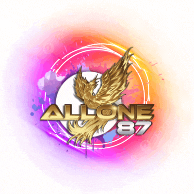 a logo for allone 87 with a phoenix in the middle