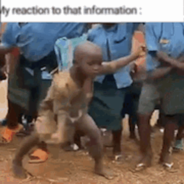 African Child Hitting The Dougie Griddy GIF - African Child Hitting The Dougie Griddy My Reaction To That Information GIFs