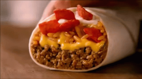 Taco Bell Beefy Crunch Burrito GIF - Taco Bell Beefy Crunch Burrito Tex Mex GIFs