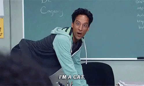 Abed Channeling Nicolas Cage - Community GIF - Community Nicolas Cage Abed Nadir GIFs