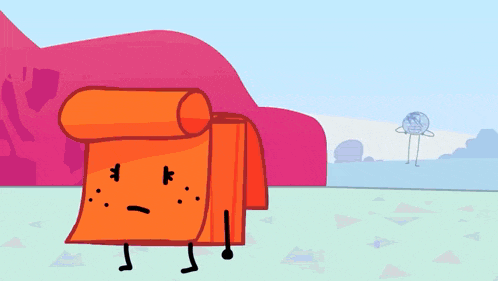 two cartoon characters are standing next to each other with one having a globe on his head .