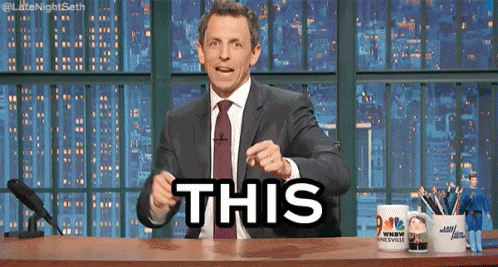 Pay Attention GIF - Seth Meyers This Could Not Be More Important Pay Attention GIFs