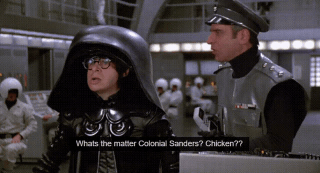 Whats The Matter Colonial Sander Chicken GIF - Whats The Matter Colonial Sander Chicken GIFs