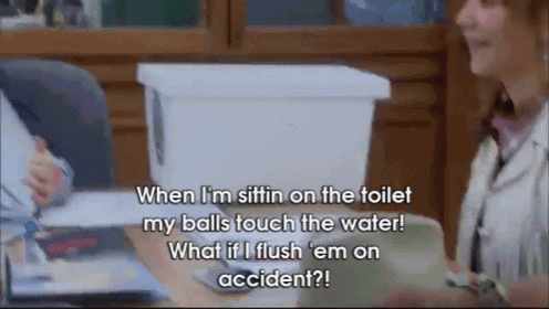 What If I Flush My Ball GIF - Parks And Recreation Parks And Rec Andry GIFs