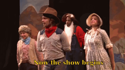 Now The Show Begins GIF - GIFs