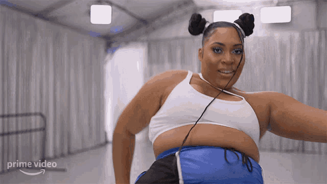 Kick Crystal Williams GIF - Kick Crystal Williams Lizzos Watch Out For The Big Grrrls GIFs
