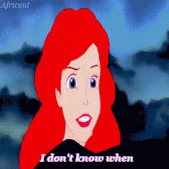 Little Mermaid I Dont Know When GIF - Little Mermaid I Dont Know When Ariel GIFs
