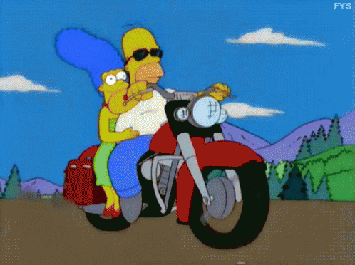 Homer & Marge Badass GIF - The Simpsons Homer Simpson Marge Simpson GIFs
