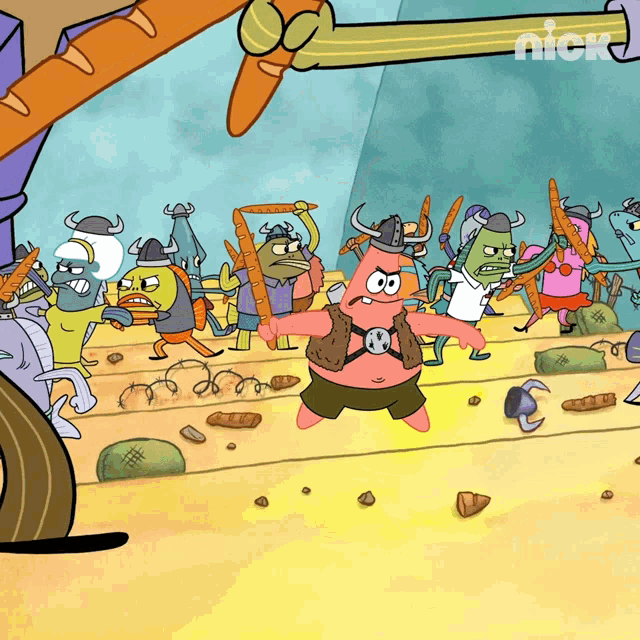 Fighting Patrick Star GIF - Fighting Patrick Star Spongebob Squarepants GIFs