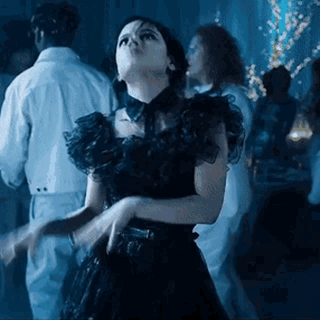 Wednesday Addams Jenna Ortega GIF