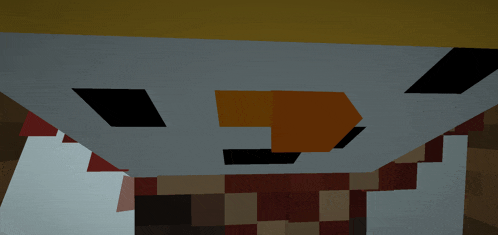 a close up of a snowman with a scarf on