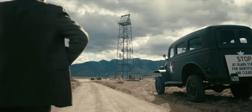 Oppenheimer Looking At The Trinity Test From Afar Oppenheimer Movie GIF - Oppenheimer Looking At The Trinity Test From Afar Oppenheimer Oppenheimer Movie GIFs
