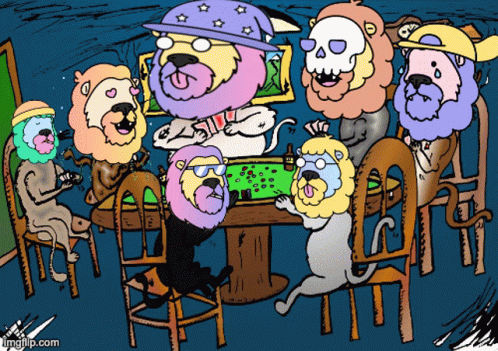 Thlc Lions Playing Poker Dogs Playing Poker GIF - Thlc Lions Playing Poker Lions Playing Poker Dogs Playing Poker GIFs