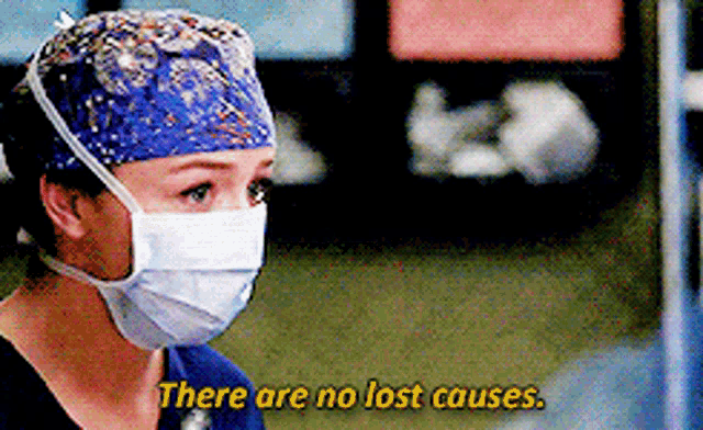 Greys Anatomy Amelia Shepherd GIF - Greys Anatomy Amelia Shepherd There Are No Lost Causes GIFs