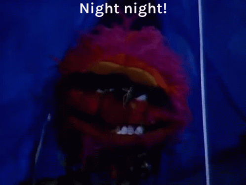 Night Night Animal GIF - Night Night Animal Muppets GIFs
