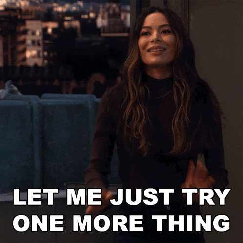Let Me Just Try One More Thing Carly Shay GIF - Let Me Just Try One More Thing Carly Shay Icarly GIFs