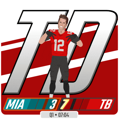 a cartoon of a football player with the number 12 on his jersey