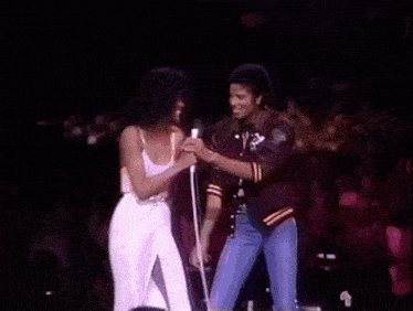 Diana Ross Michael Jackson GIF - Diana Ross Michael Jackson Upside Down GIFs