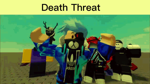 Death Threats Meme Roblox GIF - Death Threats Meme Roblox GIFs