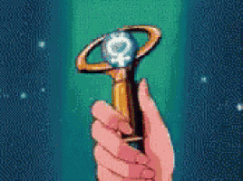 a person is holding a key with a female symbol on it