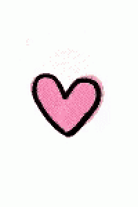a drawing of a pink teddy bear with the word love written underneath it .