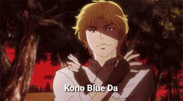 Dio Kono Blue Da GIF