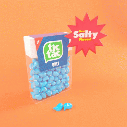 Tic Tacs Salty Flavor GIF - Tic Tac Salty Salty Flavor GIFs