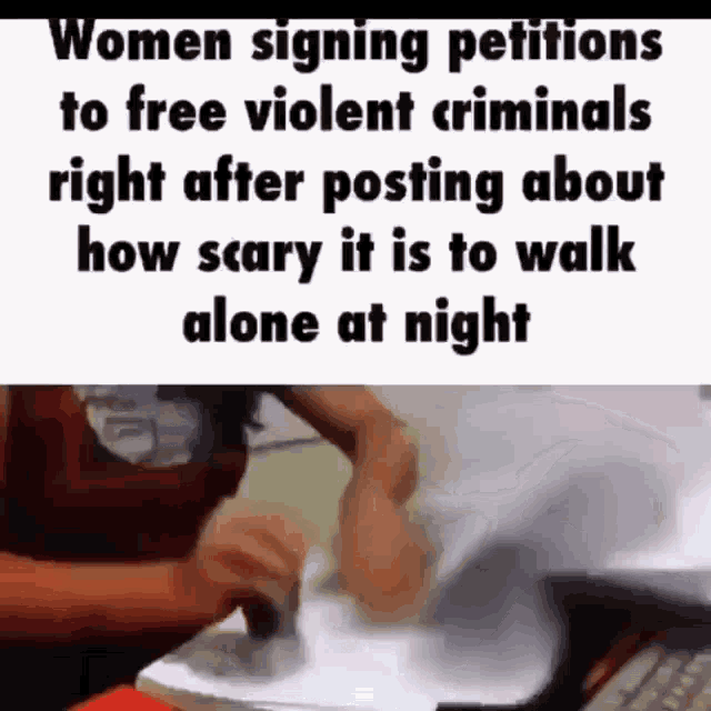 Hybristophilia Women Signing Petitions GIF - Hybristophilia Women Signing Petitions Death Penalty GIFs