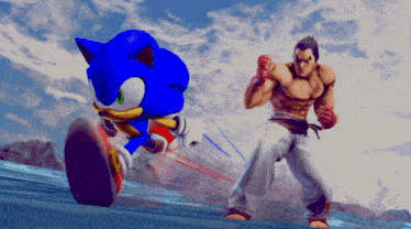 Sonic The Hedgehog Kazuya Mishima GIF - Sonic The Hedgehog Kazuya Mishima Sega GIFs