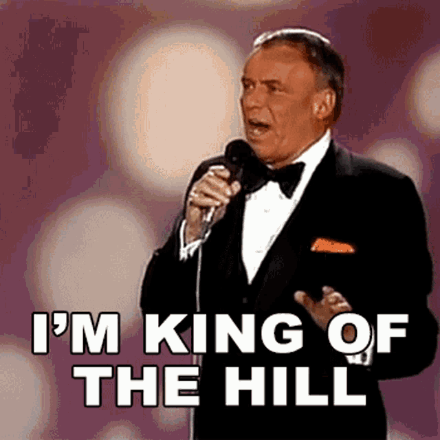 Im King Of The Hill Frank Sinatra GIF - Im King Of The Hill Frank Sinatra Im The Best GIFs
