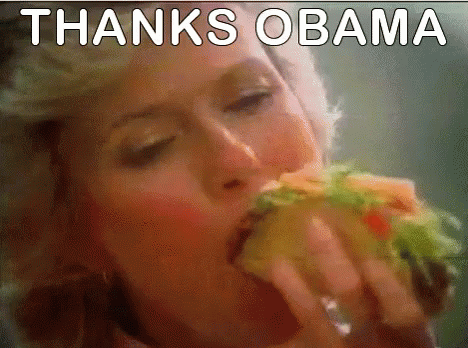 Thanks Obama GIF - Taco Oops Mess GIFs
