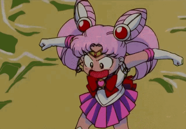 Sailor Chibi Moon Fall Down GIF - Sailor Chibi Moon Fall Down Sticky GIFs