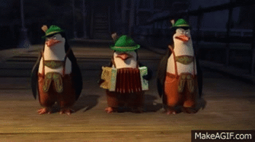 Penguins Dancing Irish Penguin GIF - Penguins Dancing Irish Penguin Irish GIFs