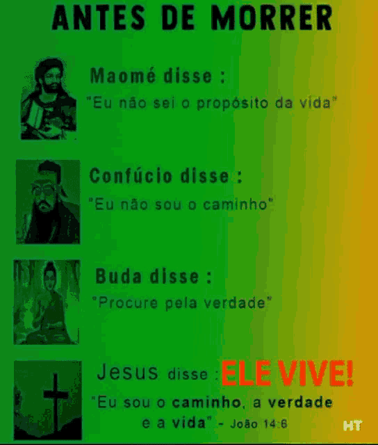 a poster that says antes de morrer on the top