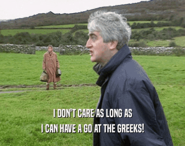 Father Ted Greeks GIF - Father Ted Greeks Mrs Carbery GIFs