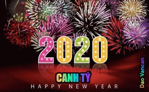 Lênhân Happy New Year GIF - Lênhân Happy New Year 2020 GIFs