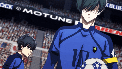 a boy in a blue jersey with the number 10 on it