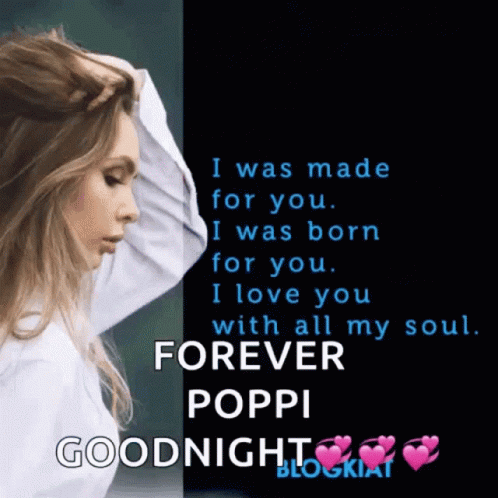 Forever Poppi Goodnight GIF - Forever Poppi Goodnight I Was Made For You GIFs