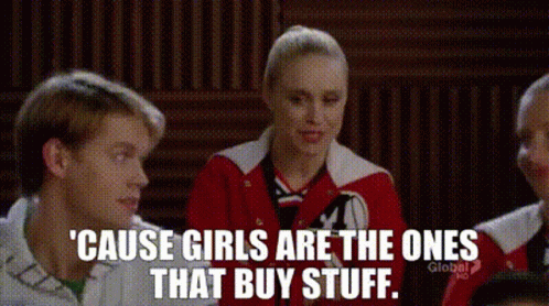 Glee Kitty Wilde GIF - Glee Kitty Wilde Cause Girls Are The Ones That Buy Stuff GIFs