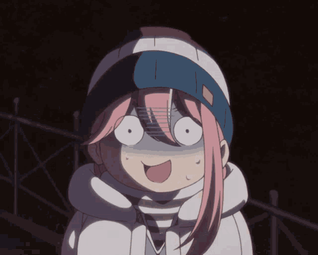 Yuru Camp Scared Anime GIF - Yuru Camp Scared Anime Anime GIFs