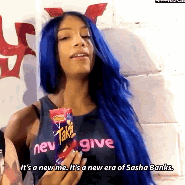 Sasha Banks Its A New Me GIF - Sasha Banks Its A New Me New Era GIFs