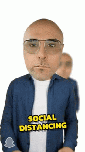 Social Distancing Eyeglasses GIF - Social Distancing Eyeglasses Stop GIFs
