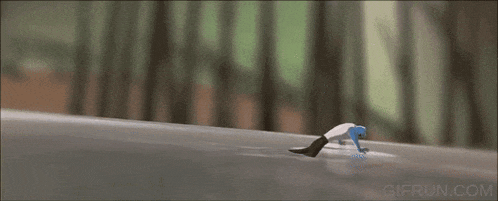 a gif from gifrun.com shows a person running on a road