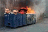 Priebus Dumpster GIF - Priebus Dumpster Fire GIFs
