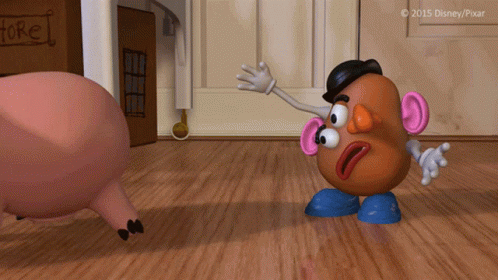 Uncultured Swine Disney GIF - Uncultured Swine Disney Mr Potato Head GIFs