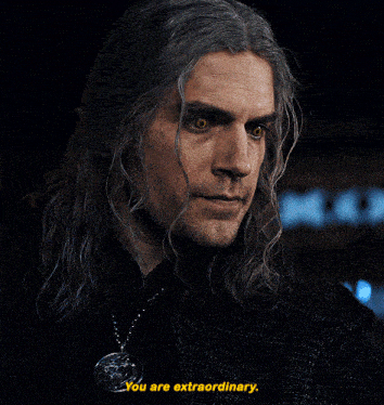 The Witcher Geralt Of Rivia GIF - The Witcher Geralt Of Rivia You Are Extraordinary GIFs