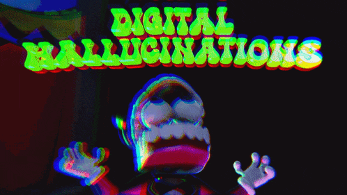 digital balliginations is displayed on a dark background