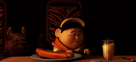When Friends Ask For Food GIF - Up Dogs Food GIFs