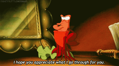 Taking Care Of Your Drunk Friend GIF - Sebastian Crab Thelittlemermaid GIFs