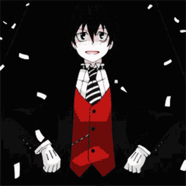 a black and white drawing of a man in a tuxedo and tie